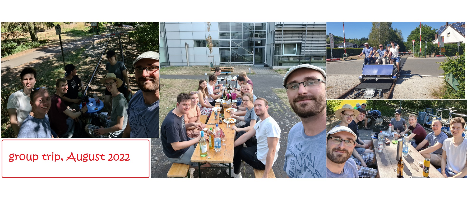 Group trip - 40 km draisine tour followed by a well-deserved BBQ